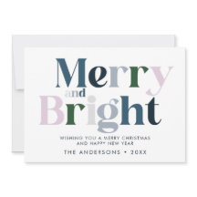 Fröhliche und helle Typografie Moderne Weihnachten