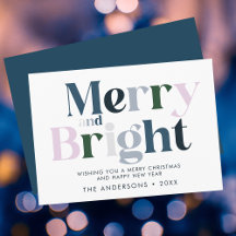 Fröhliche und helle Typografie Moderne Weihnachten