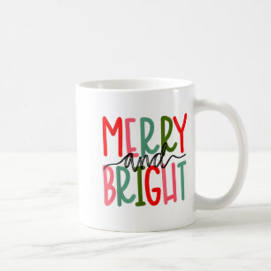 Fröhliche und helle Weihnachten Frauen Mädchen Kin Kaffeetasse
