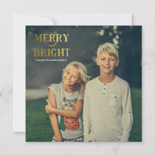 Fröhliche und helle Weihnachtskarte