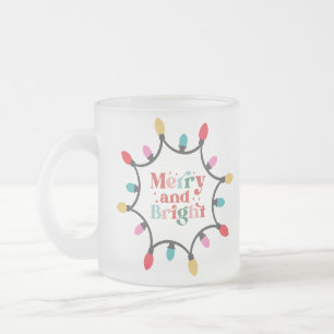 Fröhliche und helle Weihnachtsstimmung Mattglastasse