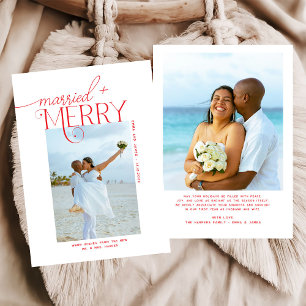 Fröhliche und Verheiratete Script Foto Weihnachten