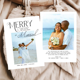 Fröhliche und Verheiratete Script Foto Weihnachten