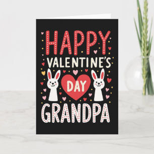 Fröhliche Valentinskarte für Opa Karte