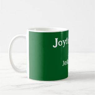 Fröhliche Vibes grüne Weihnachtsfeiertage Liebe Fa Kaffeetasse