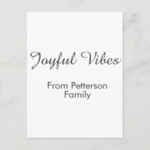 Fröhliche Vibes rote Weihnachten Familienname Datu