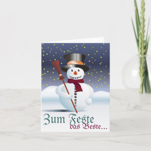 Fröhliche Weihnacht Feiertagskarte