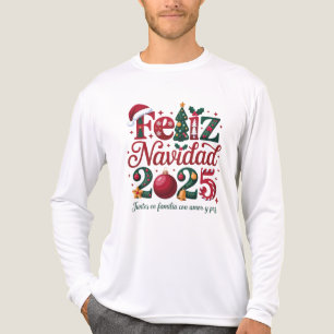 Fröhliche Weihnachten 2025 Familienweihnachten Spa Tri-Blend Shirt