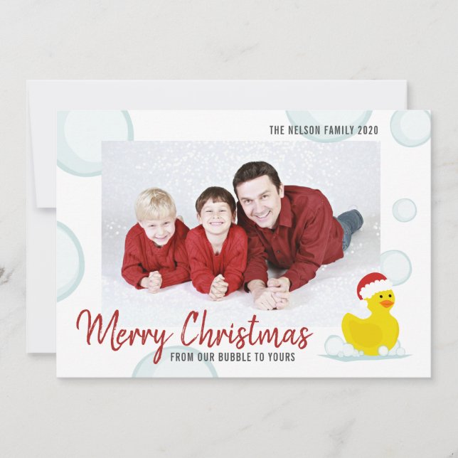 Fröhliche Weihnachten aus unserem Foto "Blubble Ru (Vorderseite)