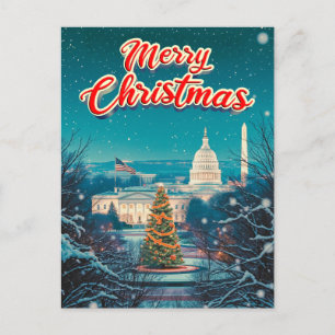 Fröhliche Weihnachten aus Washington Dc Vintage Re