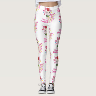 fröhliche Weihnachten axolotl santa Leggings