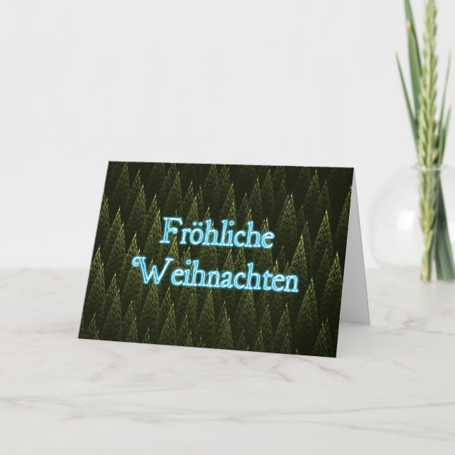 Fröhliche Weihnachten - Conifers (Vorderseite)
