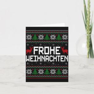 Fröhliche Weihnachten Deutsche Frohe Weihnachten F Karte