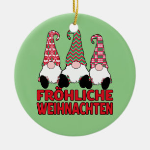 Fröhliche Weihnachten Deutscher Weihnachten Nordic Keramik Ornament
