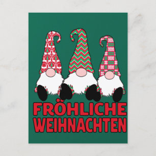 Fröhliche Weihnachten Deutscher Weihnachten Nordic Postkarte