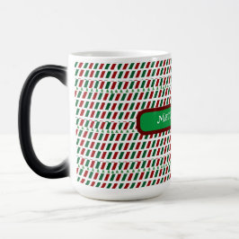 Fröhliche Weihnachten Elegant und modern individua Verwandlungstasse