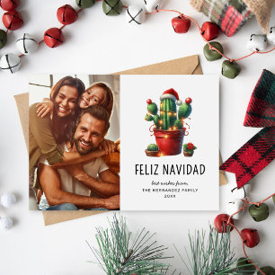 Fröhliche Weihnachten Foto Weihnachts-Urlaubskarte