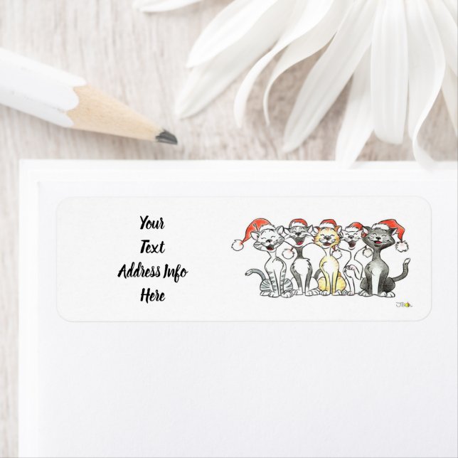 Fröhliche Weihnachten gesang Katzen (Insitu)