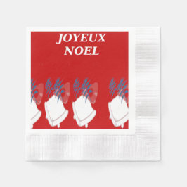 Fröhliche Weihnachten Glocken 50 Serviette
