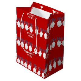 Fröhliche Weihnachten Glocken Mittlere Geschenktüte
