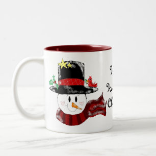 Fröhliche Weihnachten haben Zweifarbige Tasse