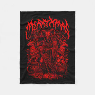 Fröhliche Weihnachten Heavy Metal Band Parodie Dea Fleecedecke