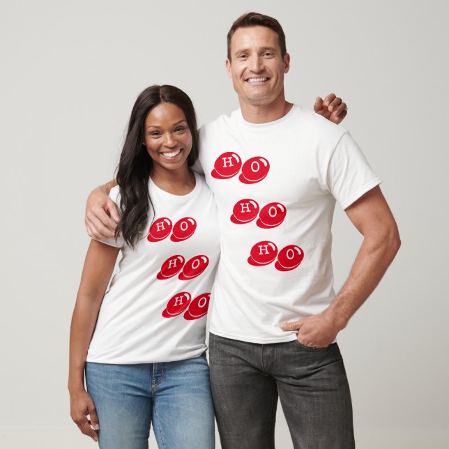 fröhliche Weihnachten ho ho ho ho T-Shirt (Unisex)