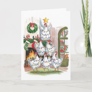 Fröhliche Weihnachten Hühnerliebhaber Weihnachtska