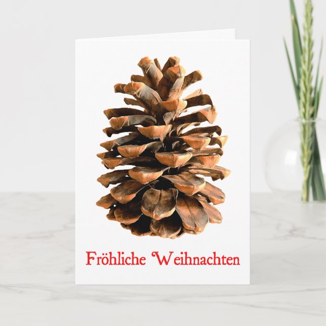Frohliche Weihnachten - Jerusalem Pine Cone (Vorderseite)