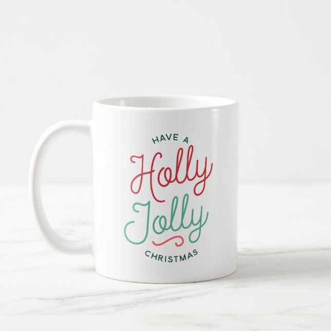 Fröhliche Weihnachten Kaffeetasse (Links)