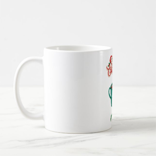 fröhliche Weihnachten Kaffeetasse (Links)