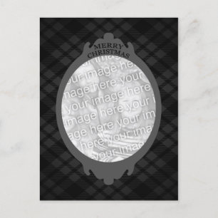 fröhliche Weihnachten (karierter Rahmen)