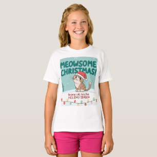 Fröhliche Weihnachten Katze – Familien-Matching Ho T-Shirt