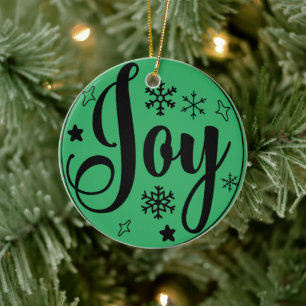 Fröhliche Weihnachten Keramik Ornament