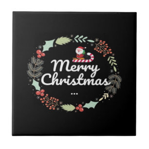 Fröhliche Weihnachten Klassiker Fliese