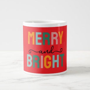 Fröhliche Weihnachten Klassisch Einzigartig Minima Jumbo-Tasse