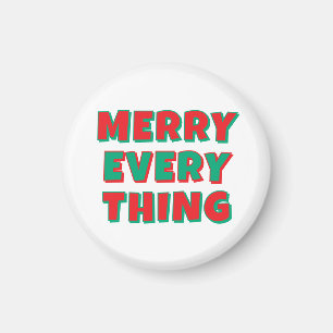 Fröhliche Weihnachten Klassisch Einzigartig Minima Magnet