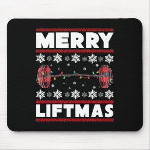 Fröhliche Weihnachten Lustiges Weihnachten Fitness Mousepad