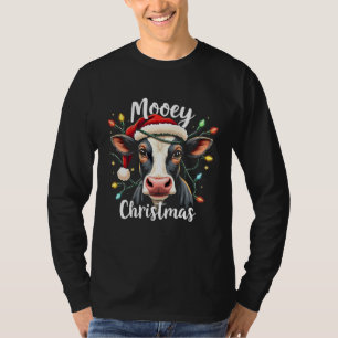 Fröhliche Weihnachten Lustiges Xmas Kuh Rinderlieb T-Shirt