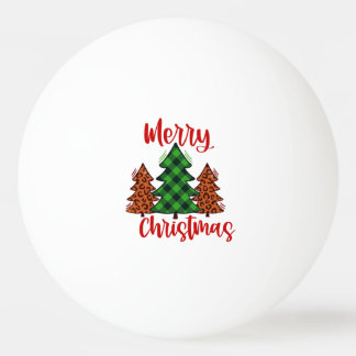 Fröhliche Weihnachten merry christmas Tischtennisball