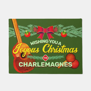 Fröhliche Weihnachten mit Cuatro und Marac auf GRÜ Fußmatte