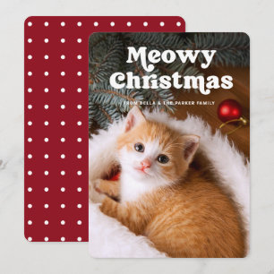 Fröhliche Weihnachten mit Mieze Lustiges Katzenf