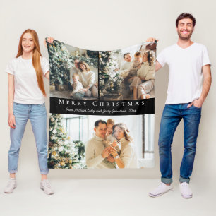 fröhliche Weihnachten moderne Drehbuch 3 Fotos sch Fleecedecke