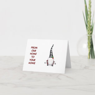 **FROHLICHE WEIHNACHTEN NACHBAR** GNOME HUMOR KART KARTE