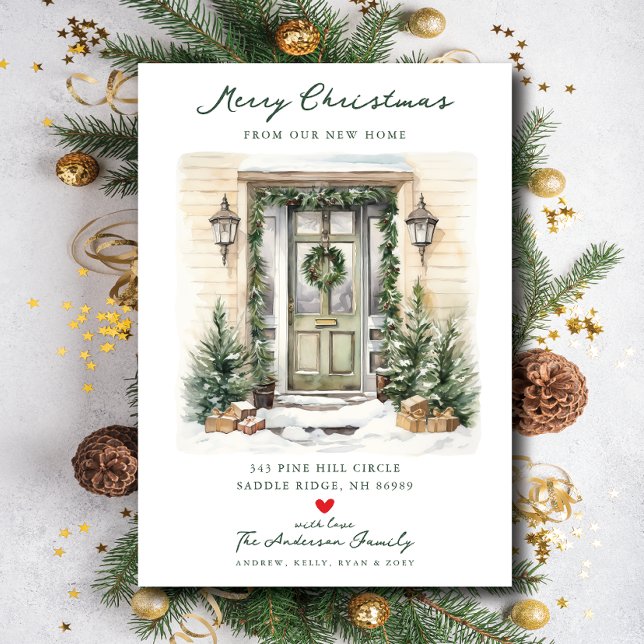 Fröhliche Weihnachten Neue Zuhause Moving Ankündigung (Von Creator hochgeladen)