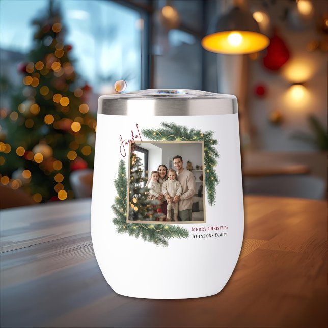 Fröhliche Weihnachten Personalisierter Foto-Famili (Von Creator hochgeladen)
