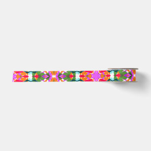 Fröhliche Weihnachten Pink Orange Moderne Fröhlich Satinband