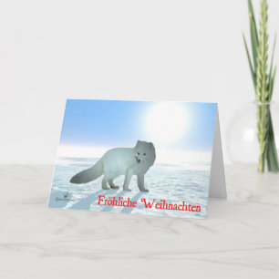 Fröhliche Weihnachten - Polarfuchs