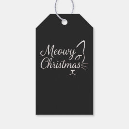 "Fröhliche Weihnachten" - Raffiniertes Charcoal Sc Geschenkanhänger