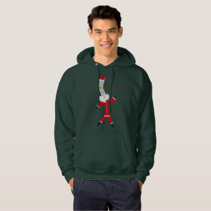 fröhliche Weihnachten Rot Grün Santa Claus Hoodies